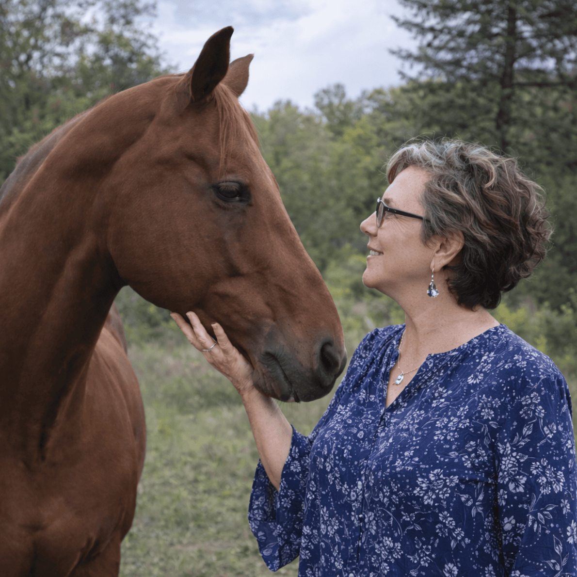 Arlana in Quiet connection with horse